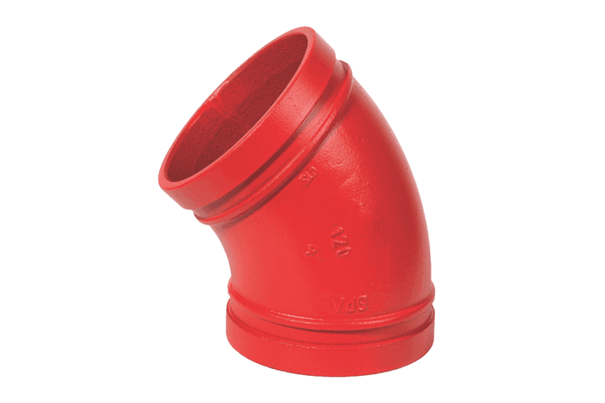 120 Grooved 45º Elbow